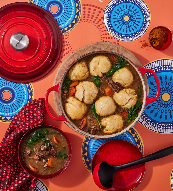Hearty Oxtail Soup with Dombolo (Steamed Dumplings)